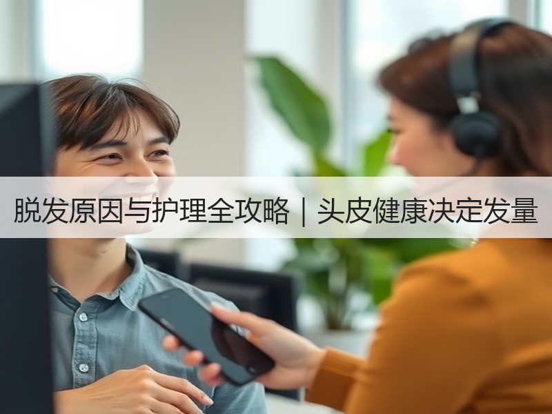 脱发原因与护理全攻略｜头皮健康决定发量