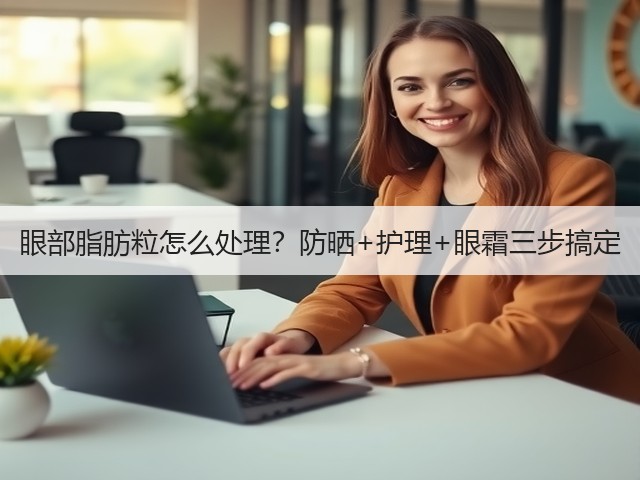 眼部脂肪粒怎么处理?防晒+护理+眼霜三步搞定(图3) 眼部脂肪粒怎么处理?防晒+护理+眼霜三步搞定(图3)