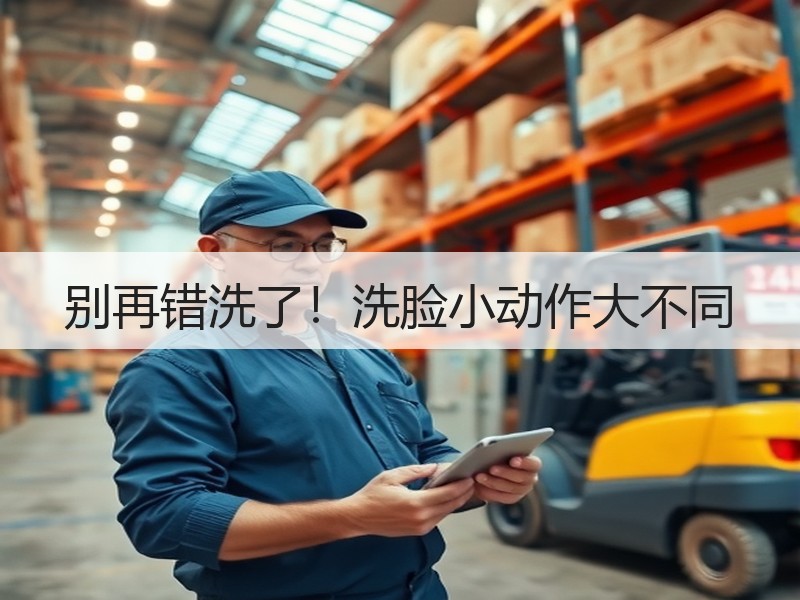 别再错洗了！洗脸小动作大不同