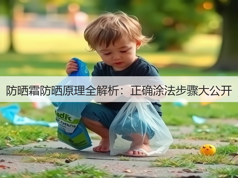 防晒霜防晒原理全解析：正确涂法步骤大公开