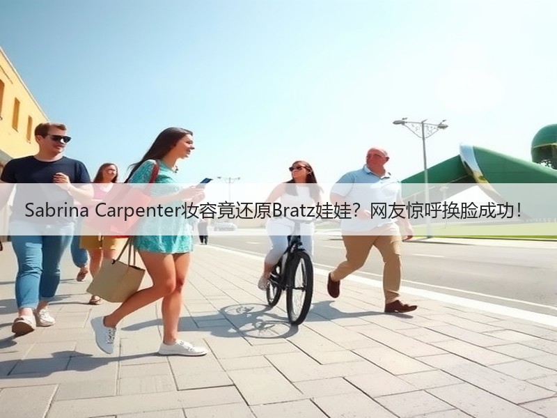 Sabrina Carpenter妆容竟还原Bratz娃娃？网友惊呼换脸成功！