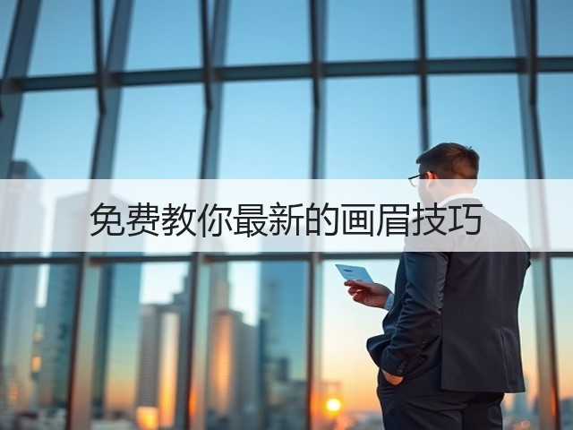 免费教你最新的画眉技巧(图3)