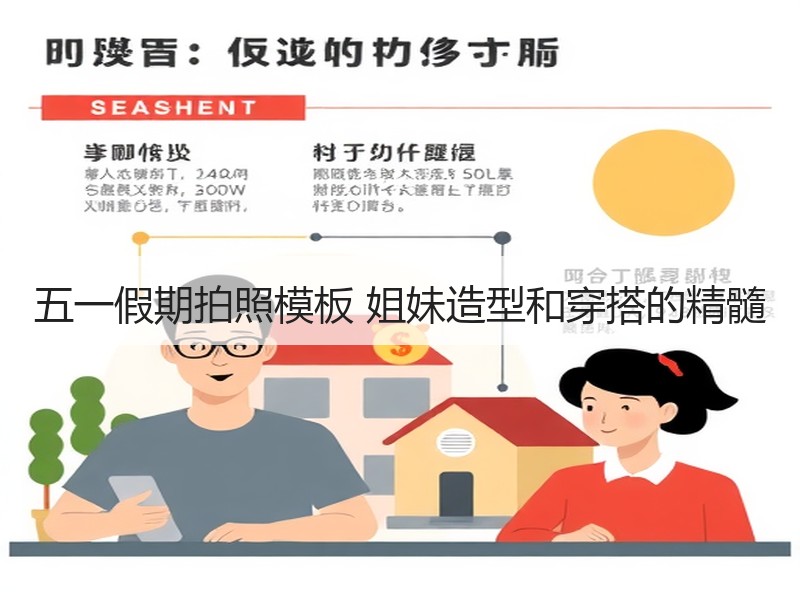五一假期拍照模板 姐妹造型和穿搭的精髓