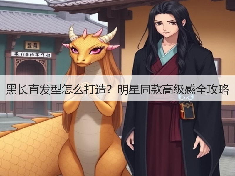 黑长直发型怎么打造？明星同款高级感全攻略