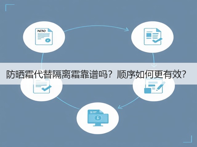 防晒霜代替隔离霜靠谱吗？顺序如何更有效？(图3)