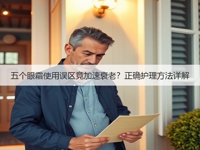 五个眼霜使用误区竟加速衰老？正确护理方法详解(图1)