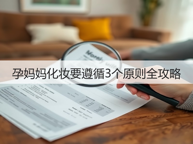 孕妈妈化妆要遵循3个原则全攻略