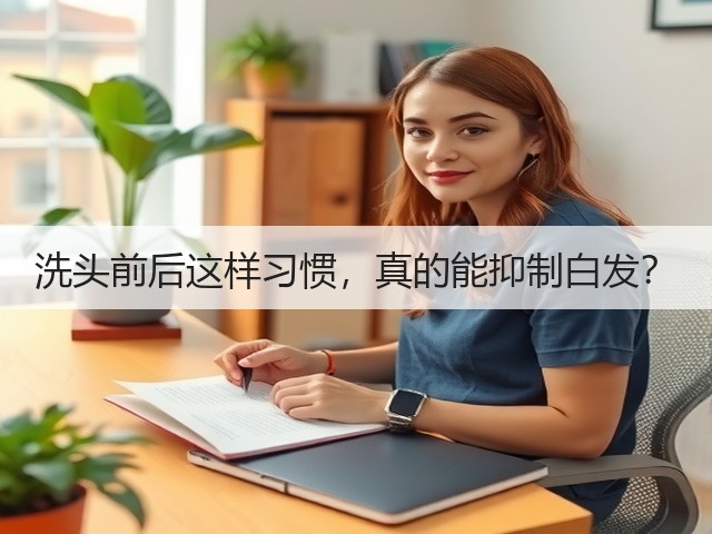 洗头前后这样习惯，真的能抑制白发？(图2)