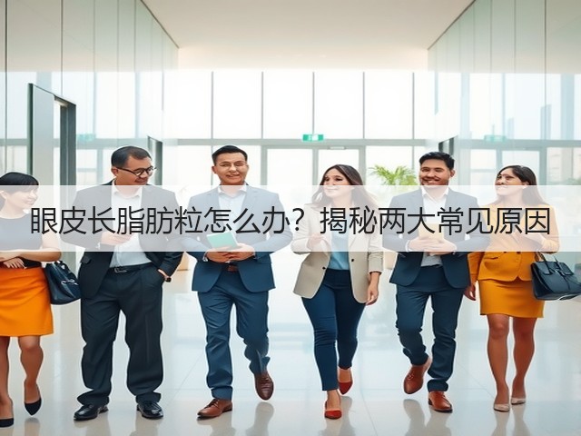眼皮长脂肪粒怎么办?揭秘两大常见原因(图2) 眼皮长脂肪粒怎么办?揭秘两大常见原因(图2)
