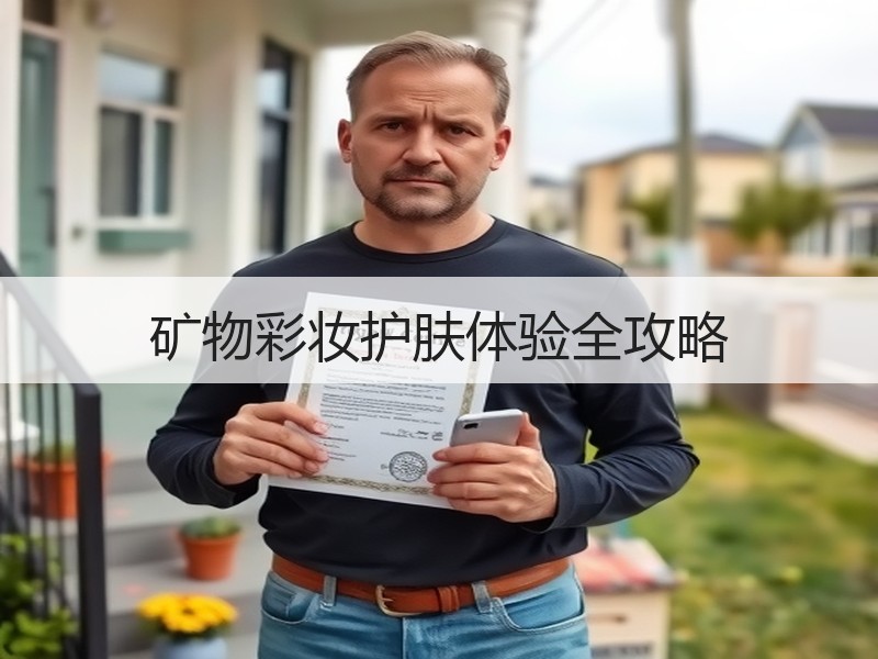 矿物彩妆护肤体验全攻略
