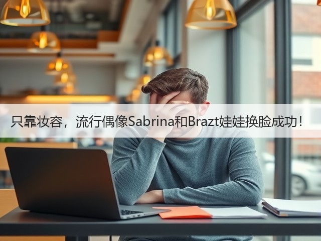 只靠妆容,流行偶像Sabrina和Brazt娃娃换脸成功!(图2) 只靠妆容,流行偶像Sabrina和Brazt娃娃换脸成功!(图2)