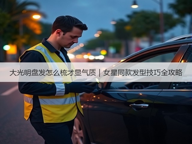 大光明盘发怎么梳才显气质｜女星同款发型技巧全攻略(图1)