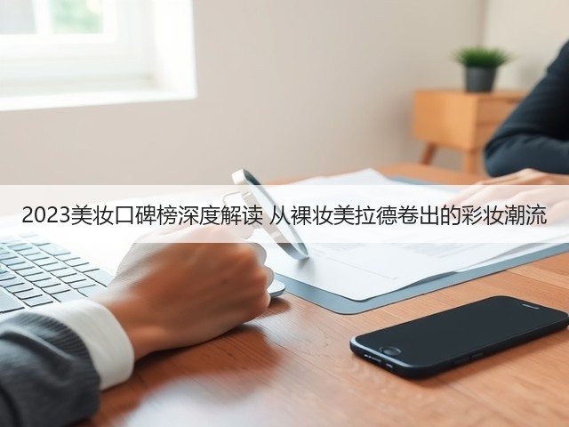 2023美妆口碑榜深度解读 从裸妆美拉德卷出的彩妆潮流(图3)