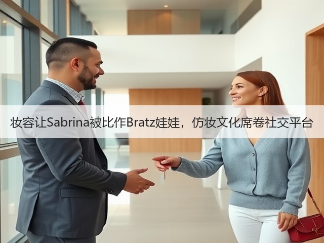 妆容让Sabrina被比作Bratz娃娃,仿妆文化席卷社交平台(图1) 妆容让Sabrina被比作Bratz娃娃,仿妆文化席卷社交平台(图1)