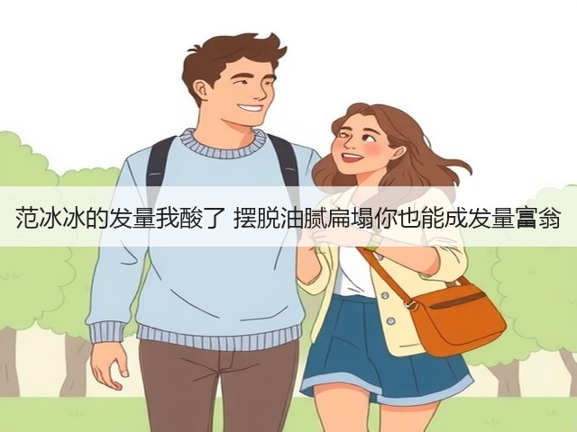 范冰冰的发量我酸了 摆脱油腻扁塌你也能成发量富翁(图3) 范冰冰的发量我酸了 摆脱油腻扁塌你也能成发量富翁(图3)
