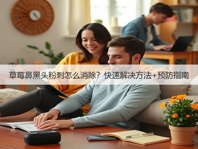 草莓鼻黑头粉刺怎么消除？快速解决方法+预防指南