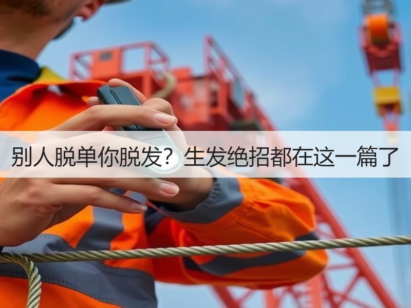 别人脱单你脱发？生发绝招都在这一篇了