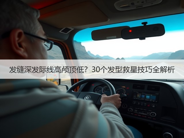 发缝深发际线高颅顶低?30个发型救星技巧全解析(图1) 发缝深发际线高颅顶低?30个发型救星技巧全解析(图1)