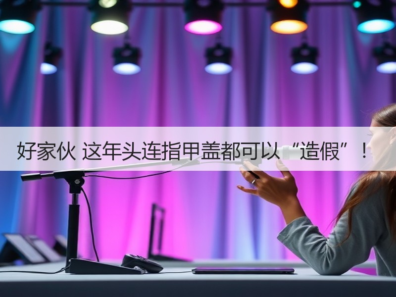好家伙 这年头连指甲盖都可以“造假”！