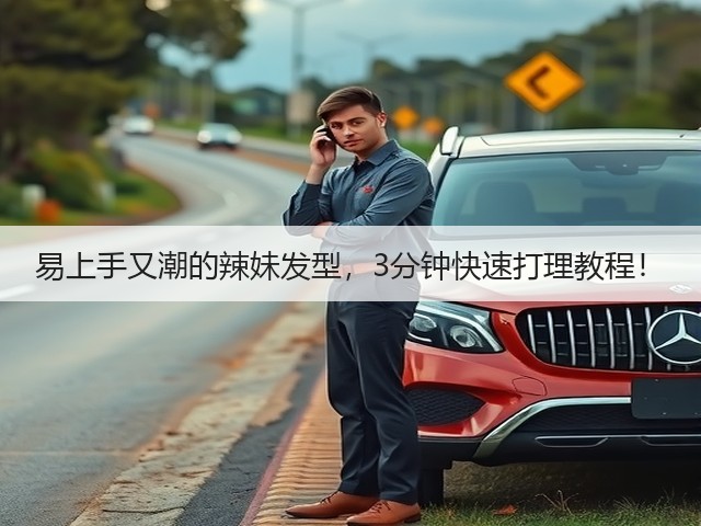 易上手又潮的辣妹发型，3分钟快速打理教程！(图2)