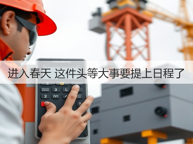 进入春天 这件头等大事要提上日程了(图1)