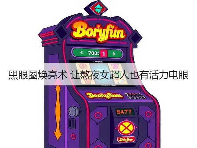 黑眼圈焕亮术 让熬夜女超人也有活力电眼(图3) 黑眼圈焕亮术 让熬夜女超人也有活力电眼(图3)