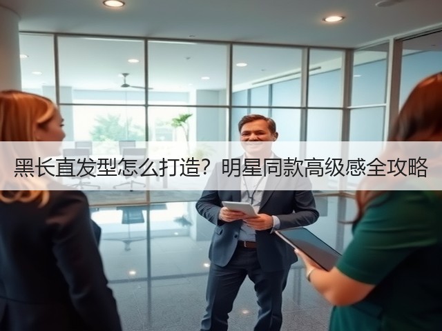 黑长直发型怎么打造?明星同款高级感全攻略(图3) 黑长直发型怎么打造?明星同款高级感全攻略(图3)