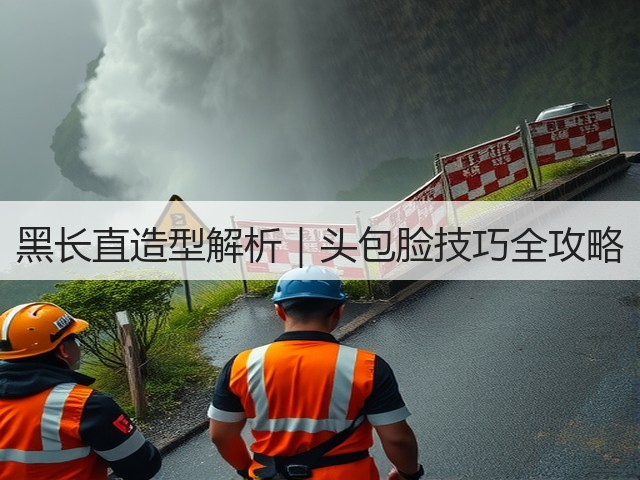 黑长直造型解析｜头包脸技巧全攻略(图2)
