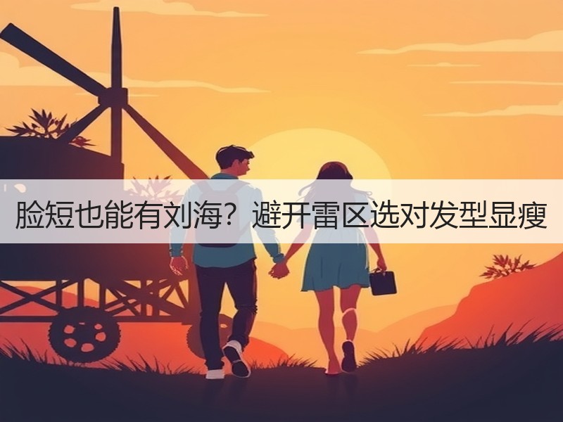 脸短也能有刘海？避开雷区选对发型显瘦
