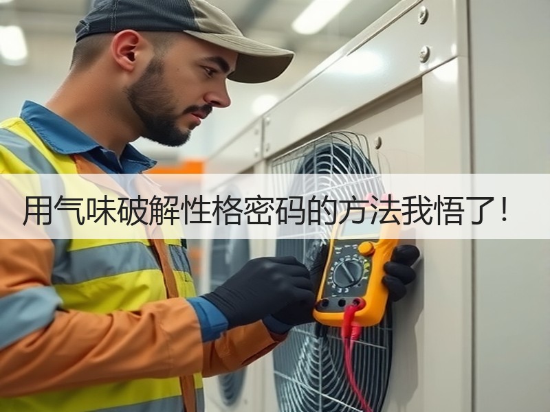 用气味破解性格密码的方法我悟了！