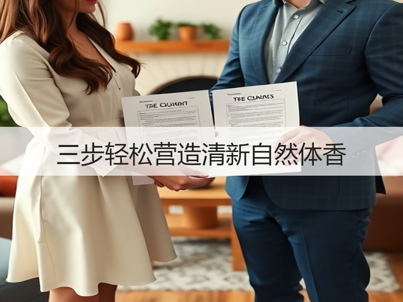 三步轻松营造清新自然体香