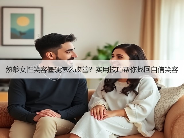 熟龄女性笑容僵硬怎么改善？实用技巧帮你找回自信笑容(图3)