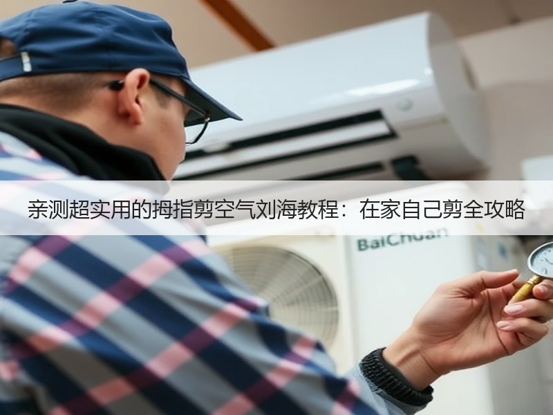 亲测超实用的拇指剪空气刘海教程：在家自己剪全攻略