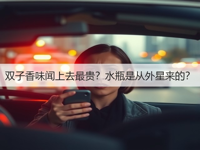双子香味闻上去最贵？水瓶是从外星来的？(图1)
