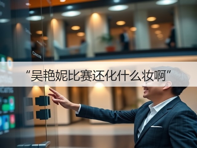“吴艳妮比赛还化什么妆啊”(图2) “吴艳妮比赛还化什么妆啊”(图2)