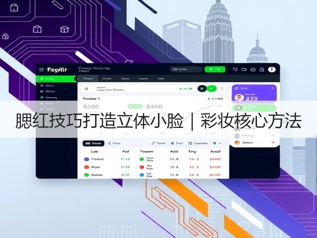 腮红技巧打造立体小脸|彩妆核心方法(图2) 腮红技巧打造立体小脸|彩妆核心方法(图2)