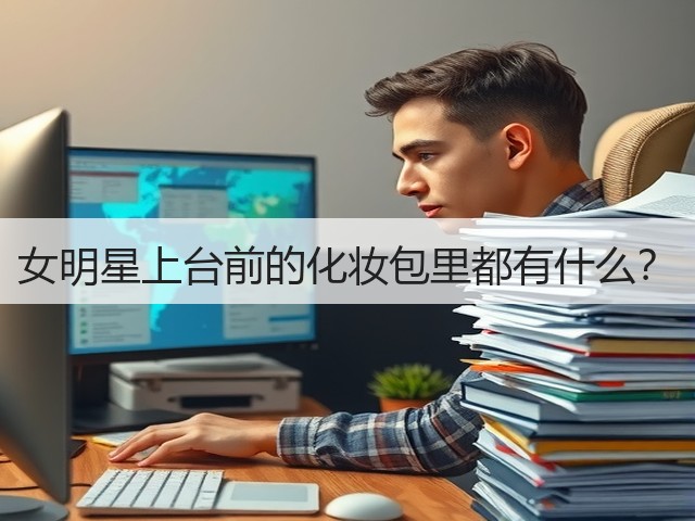 女明星上台前的化妆包里都有什么?(图2) 女明星上台前的化妆包里都有什么?(图2)
