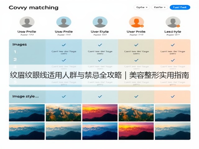 纹眉纹眼线适用人群与禁忌全攻略|美容整形实用指南(图2) 纹眉纹眼线适用人群与禁忌全攻略|美容整形实用指南(图2)