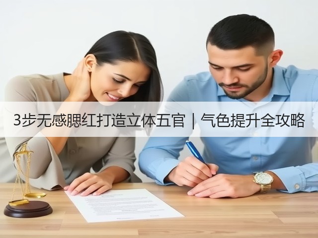 3步无感腮红打造立体五官|气色提升全攻略(图1) 3步无感腮红打造立体五官|气色提升全攻略(图1)