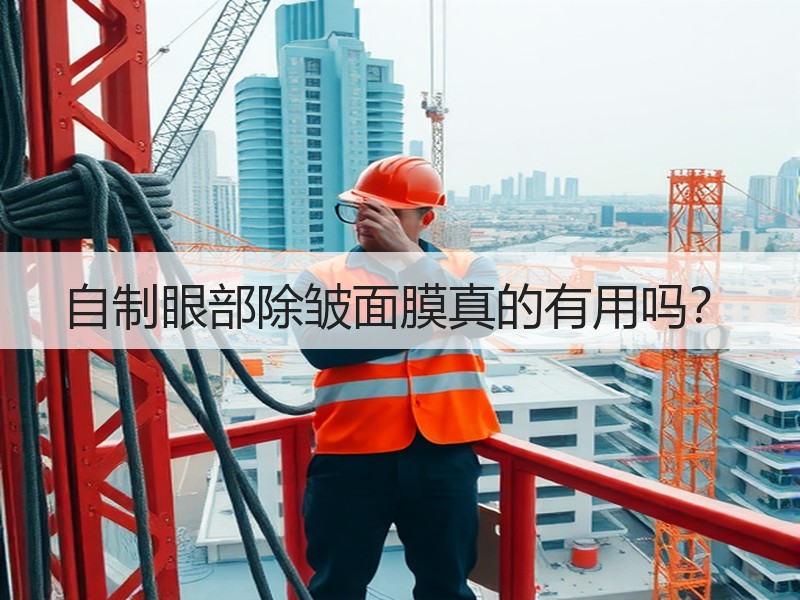 自制眼部除皱面膜真的有用吗？
