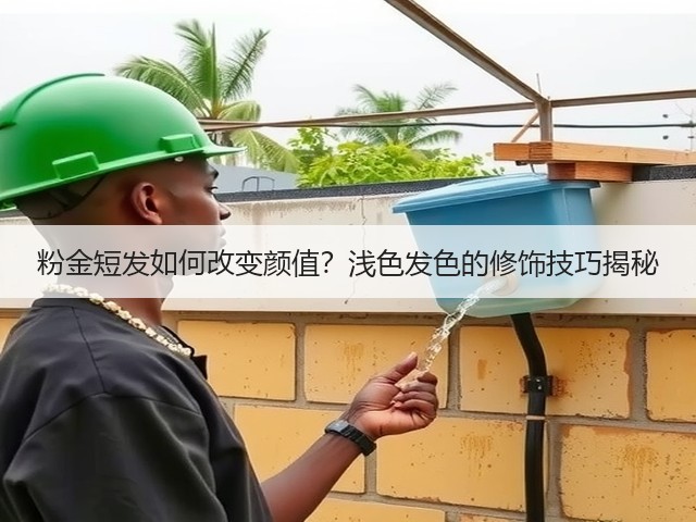 粉金短发如何改变颜值?浅色发色的修饰技巧揭秘(图1) 粉金短发如何改变颜值?浅色发色的修饰技巧揭秘(图1)