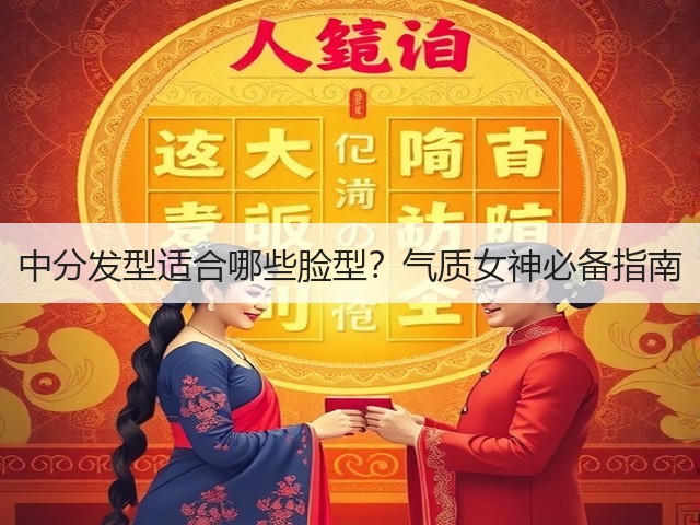 中分发型适合哪些脸型？气质女神必备指南(图2)