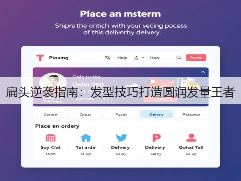 扁头逆袭指南：发型技巧打造圆润发量王者