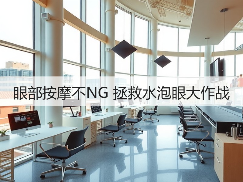 眼部按摩不NG 拯救水泡眼大作战