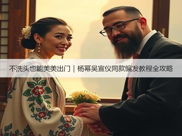 不洗头也能美美出门|杨幂吴宣仪同款编发教程全攻略(图1) 不洗头也能美美出门|杨幂吴宣仪同款编发教程全攻略(图1)