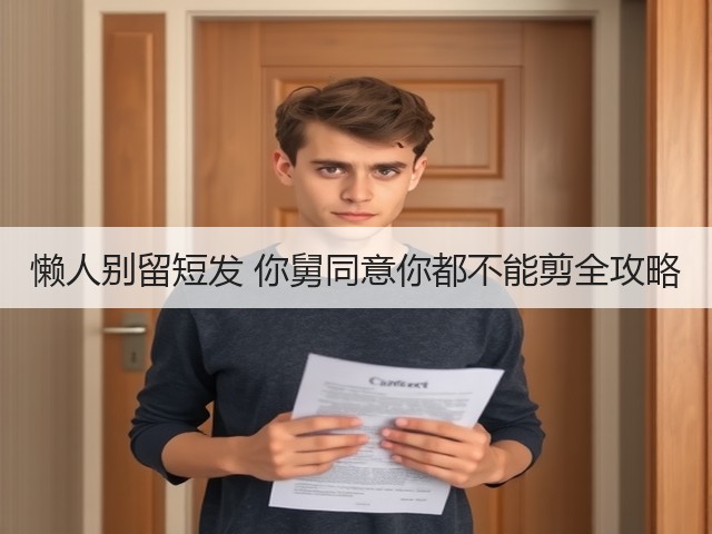 懒人别留短发 你舅同意你都不能剪全攻略(图2) 懒人别留短发 你舅同意你都不能剪全攻略(图2)