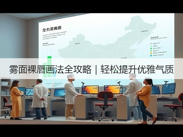雾面裸唇画法全攻略｜轻松提升优雅气质(图3)