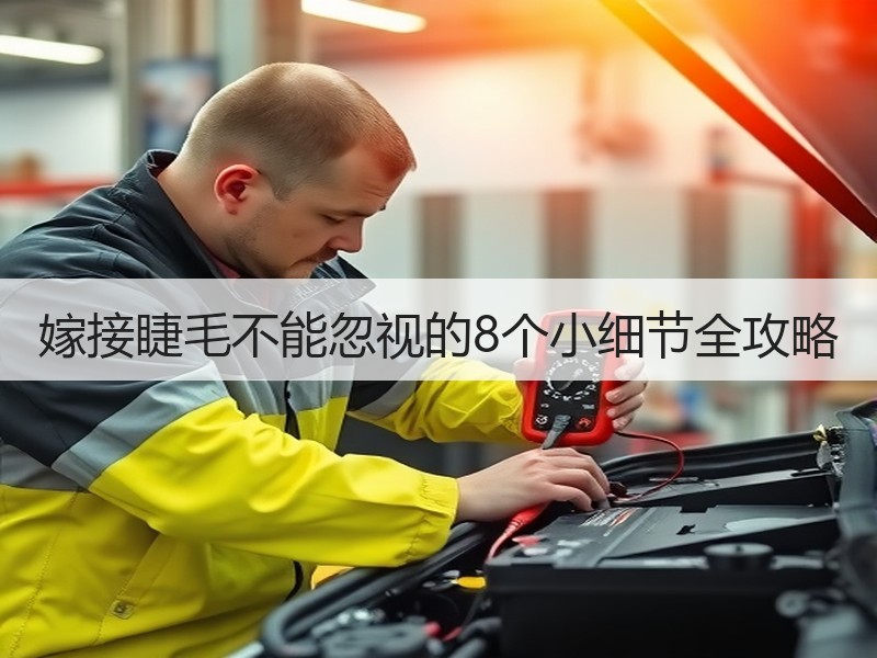 嫁接睫毛不能忽视的8个小细节全攻略