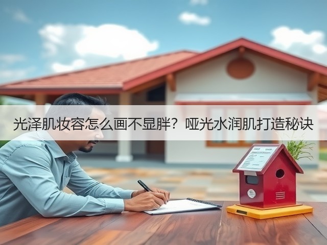 光泽肌妆容怎么画不显胖?哑光水润肌打造秘诀(图2) 光泽肌妆容怎么画不显胖?哑光水润肌打造秘诀(图2)