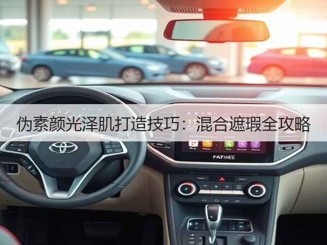 伪素颜光泽肌打造技巧：混合遮瑕全攻略(图1)